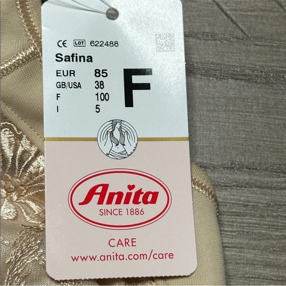 Anita Safina Post Mastectomy Comfort Soft Bra Nude Size‎ 38F